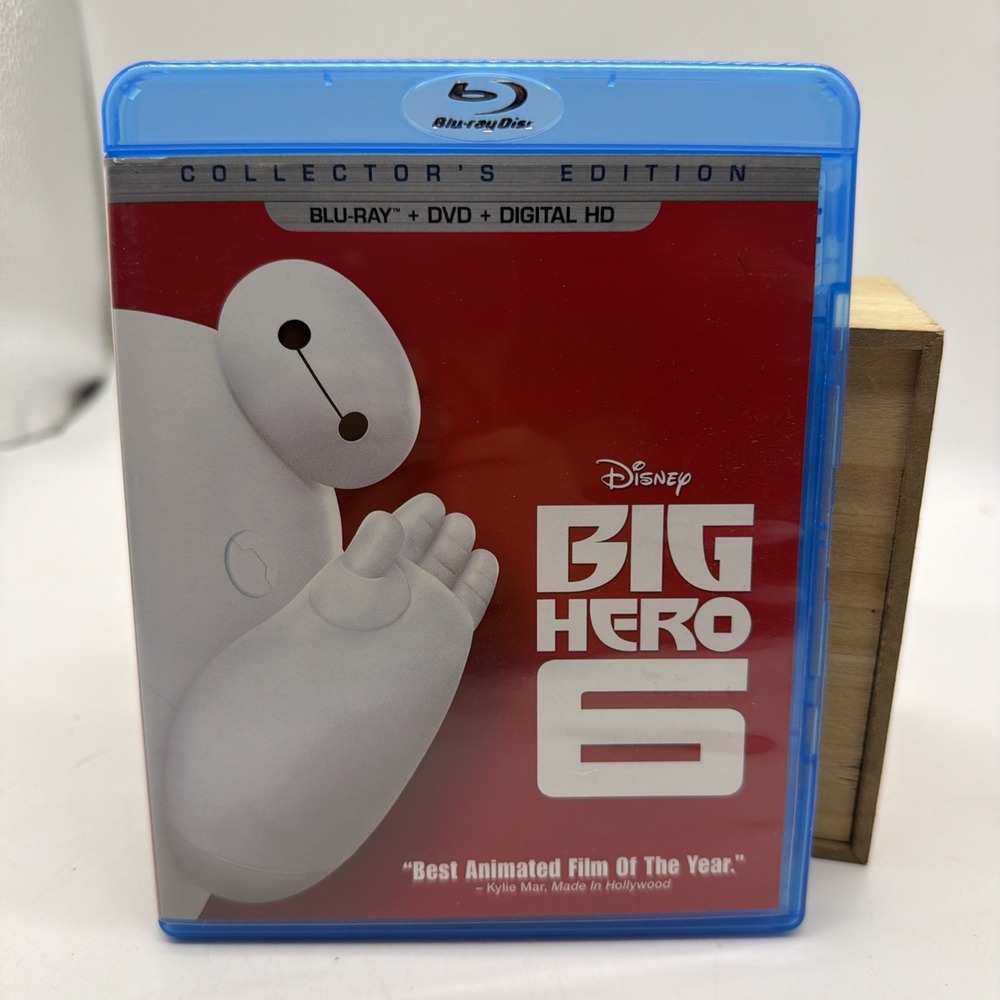 Big Hero 6 (Blu-ray, 2014) Tested and Working